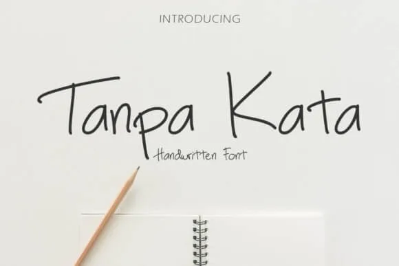 Tanpa Kata Font
