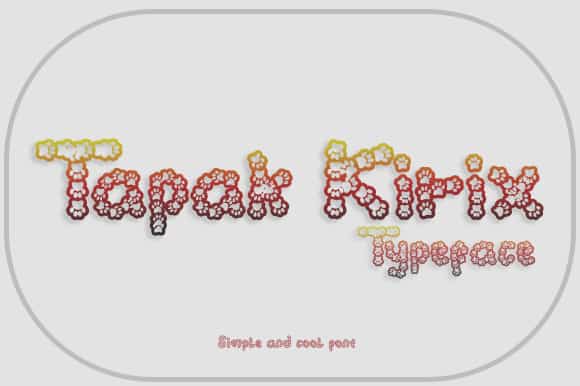 Tapak Kirix Font