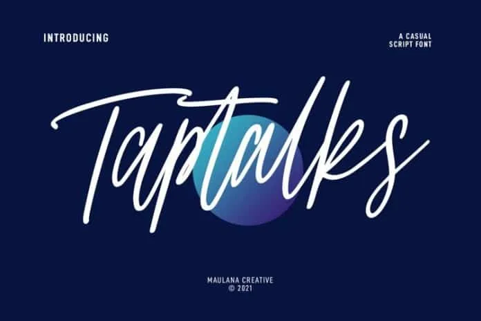 Taptalks Script Font