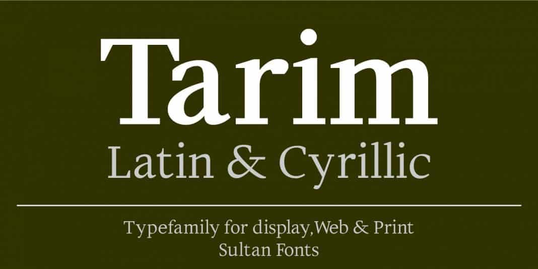 Tarim Font