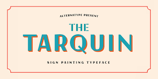 Tarquin AT Font