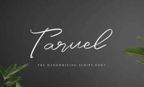 Taruel - The Handwriting Script Font