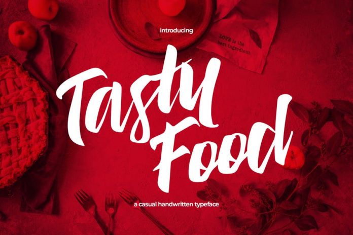 Tasty Food - Casual Handwritten Typeface Font