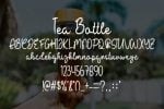 Tea Bottle Font