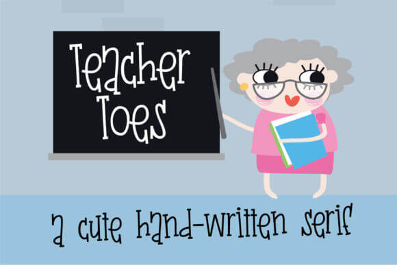 Teacher Toes Font