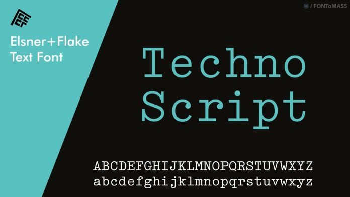 Techno Script Font