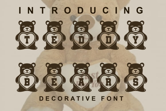 Teddy Bears Font