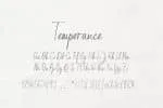 Temperance Font