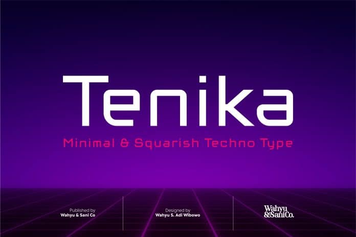 Tenika - Squarish Techno Type