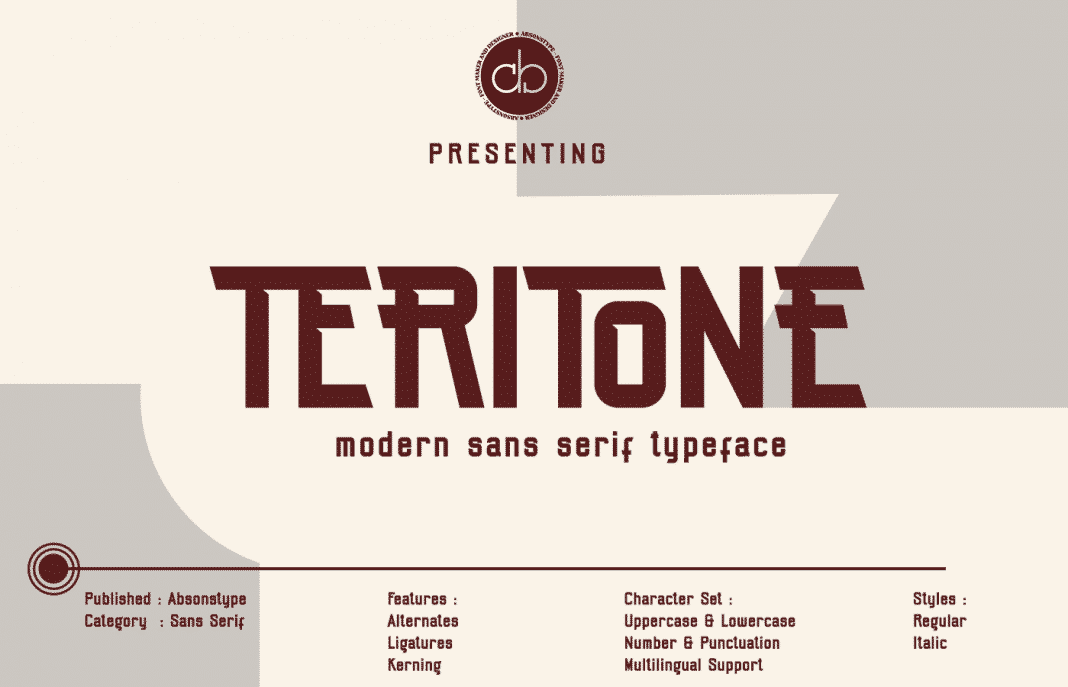 Teritone Font