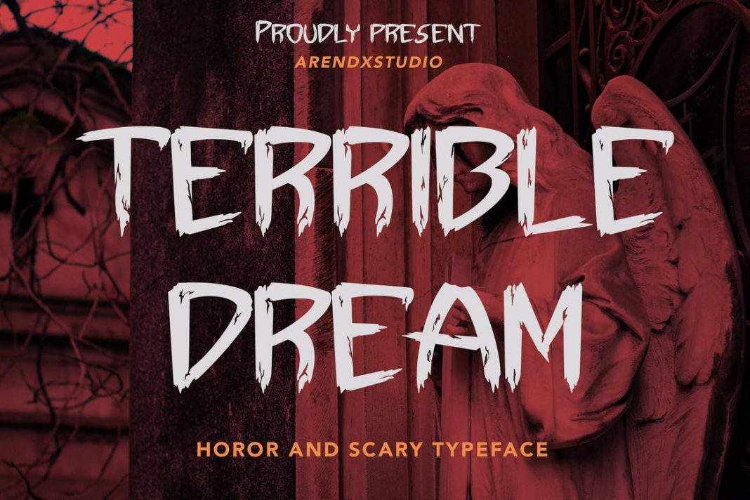 Terrible Dream - Horror And Scary Typeface