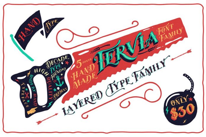 Tervia Font Family