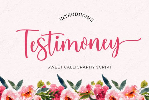 Testimoney Font