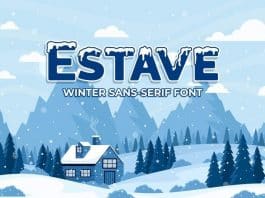 Estave Winter Sans Serif Font