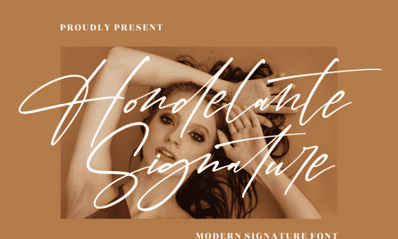Hondelante Signature Font