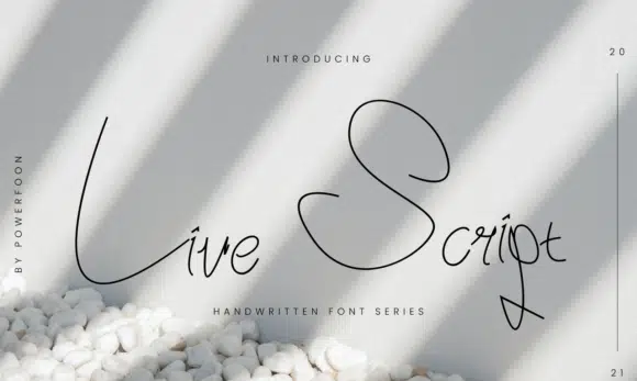 Live Script Font