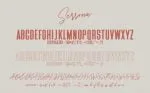 Serrona Script Font Duo