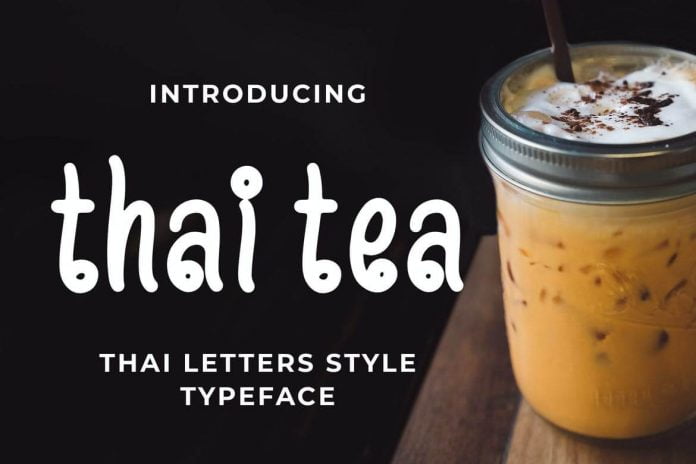 Thai Tea - Thai Style Typeface