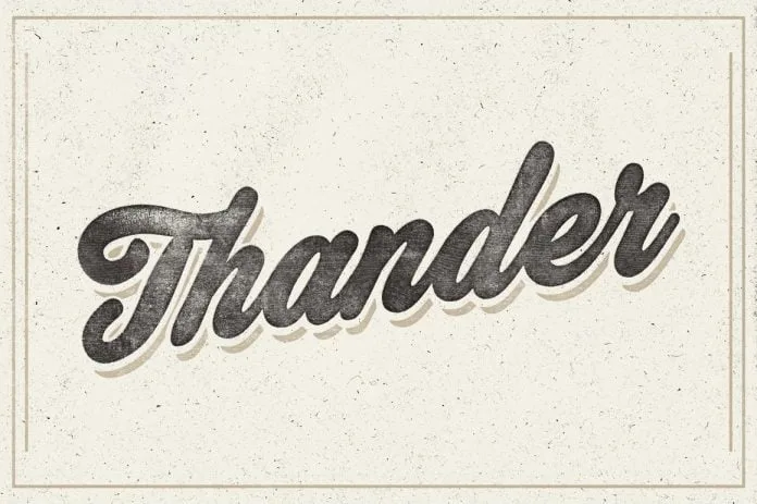 Thander Font Thander Font
