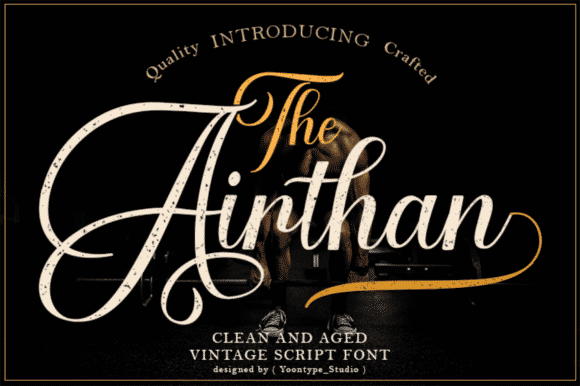 The Airthan Script Font