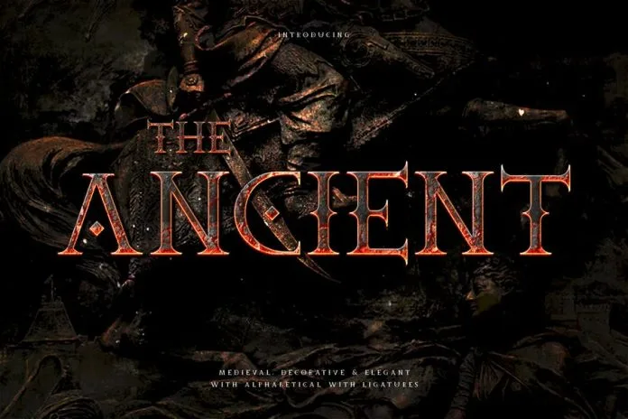 The Ancient - Medieval Sans Typeface Font