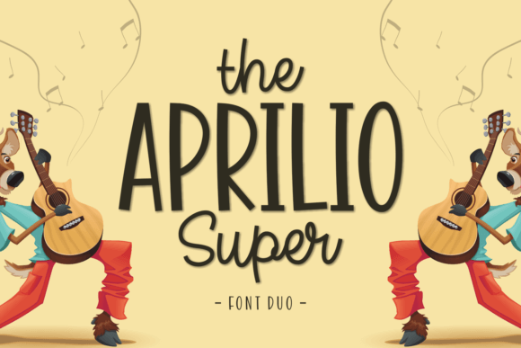 The Aprilio Super Duo Font