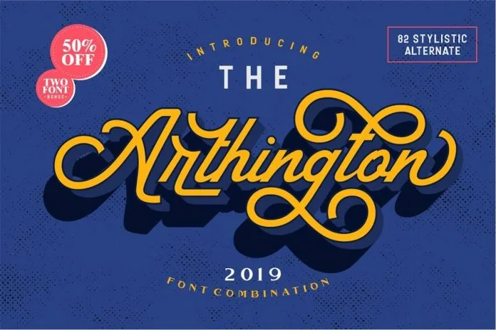 The Arthington + Bonus 2 font.