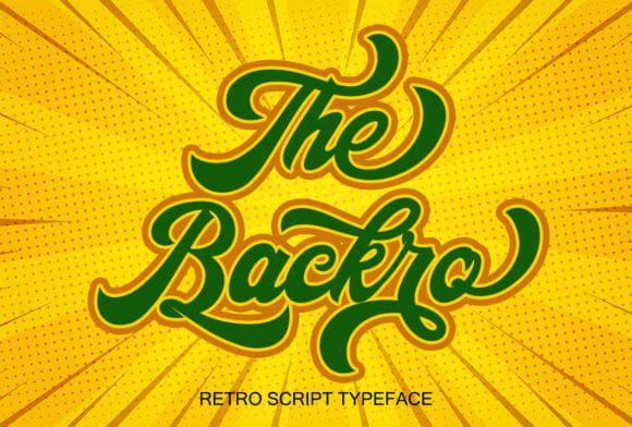 The Backro Font