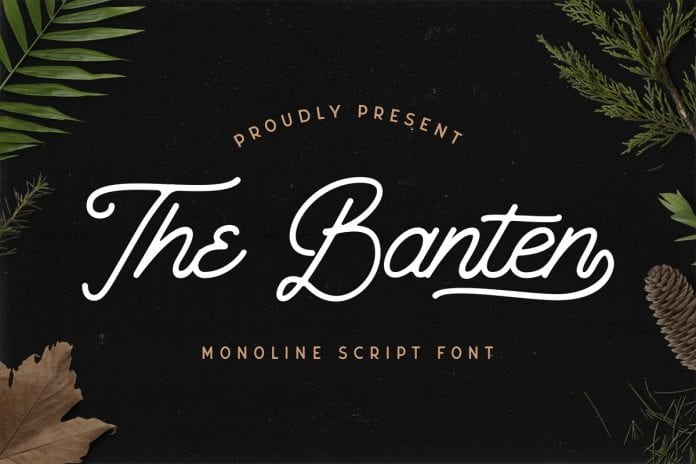 The Banten - Monoline Script Font
