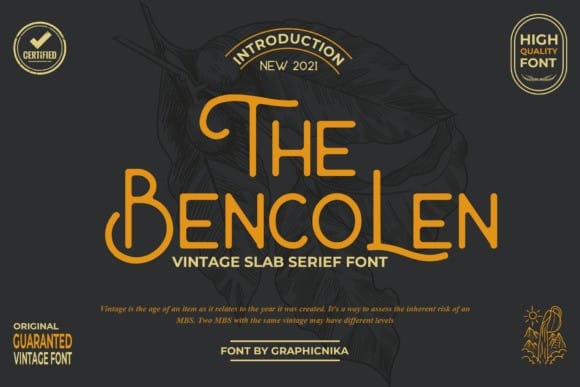 The Bencolen Font