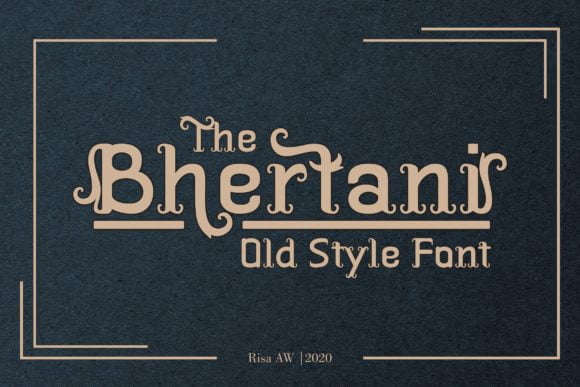 The Bhertani Font