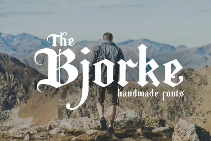 The Bjorke - Handmade Font