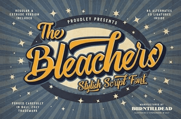 The Bleachers Font