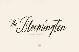 The Bloomington Font