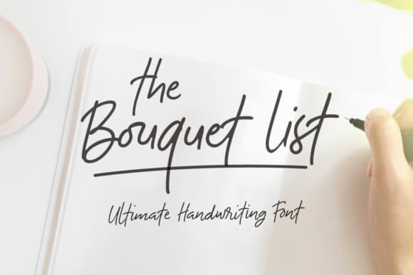 The Bouquet List Font