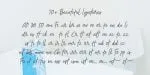 The Bouquet List Script Font