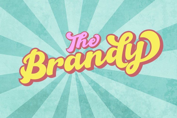 The Brandy Bold Retro Script