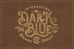 The Brewski Textured Typeface Font