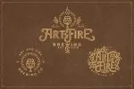 The Brewski Textured Typeface Font