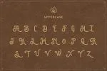 The Brewski Textured Typeface Font