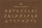 The Brewski Textured Typeface Font