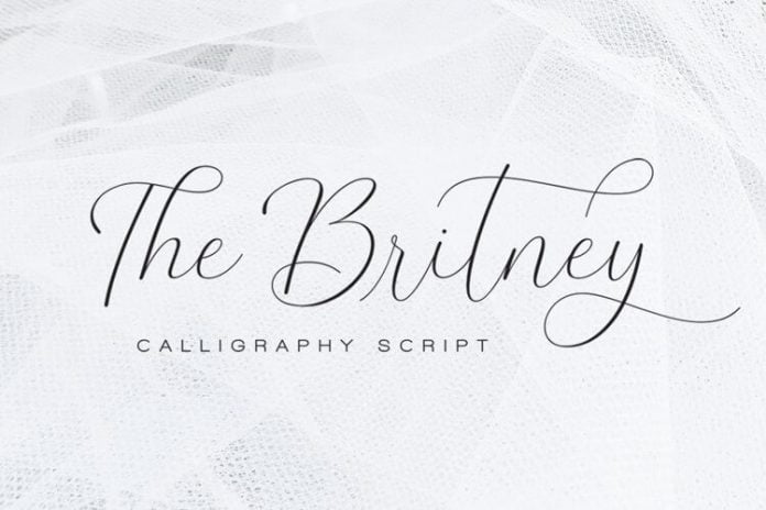 The Britney - Calligraphy Script