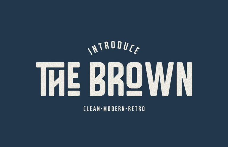 The Brown Font Free Download