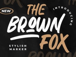 The Brown Fox Font