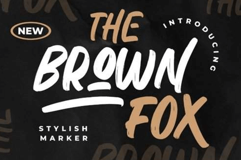 The Brown Fox Font