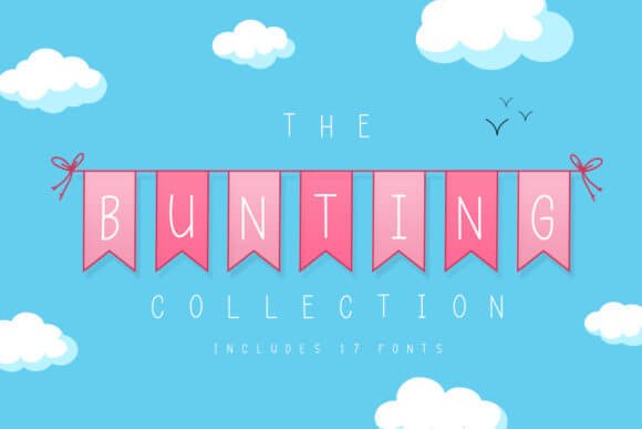 The Bunting Collection Font