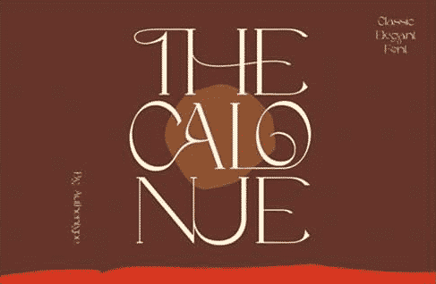 The Calonue Font