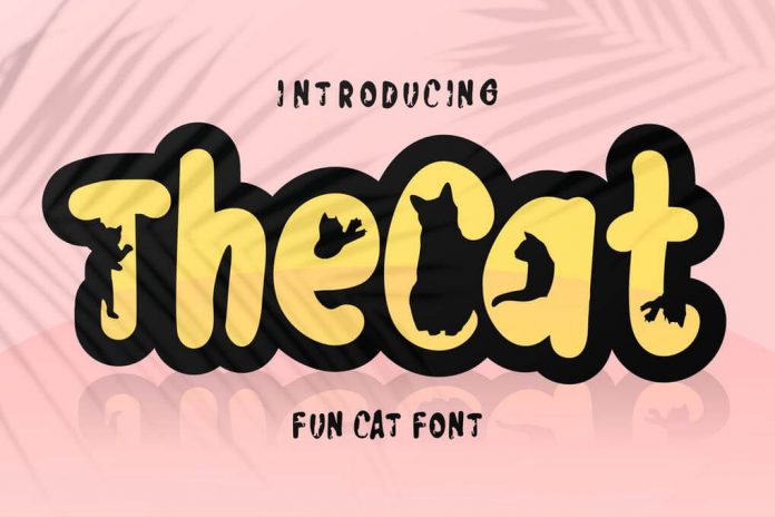 The Cat Fun Cat Font