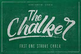 The Chalker Chalk lettering font