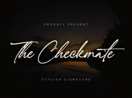 The Checkmate Font